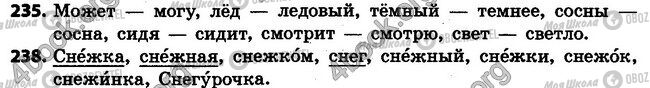 ГДЗ Російська мова 4 клас сторінка 235-238